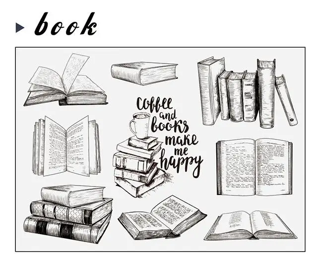 Книги/прозрачный силиконовый штамп/печать для скрапбукинга DIY/фотоальбом