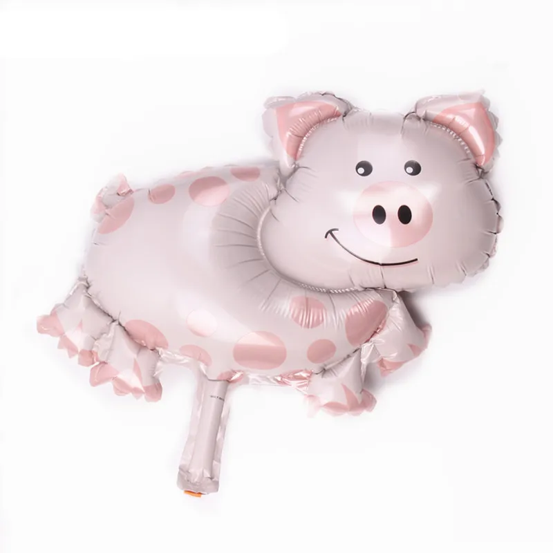 Мультяшные животные воздушные шары алюминиевая пленка детские для душа мини
