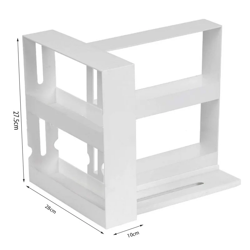 multifunction rotating jars spice rack bottle storage white cabinet kitchen storage swivel holder for spice dropshipping free global shipping