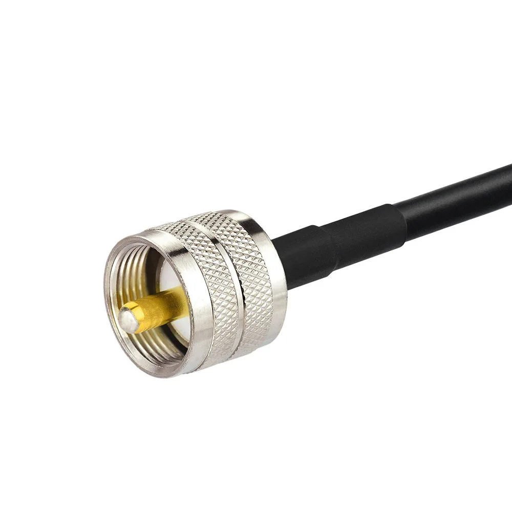 Флуоресцентный кабель стандарт UHF штекер низкие потери RG58 30 см для любительского
