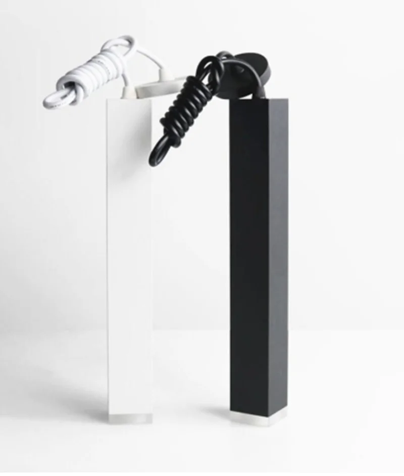 Lámpara colgante de cilindro de luces LED regulable, para cocina, comedor, tienda, Bar, decoración, cordón, iluminación de fondo