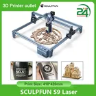 Лазерный гравировальный станок SCULPFUN S9, 90 Вт, ультратонкий лазерный луч, технология формовки, дерево, акрил, лазерный гравер, X мм, полностью металлический