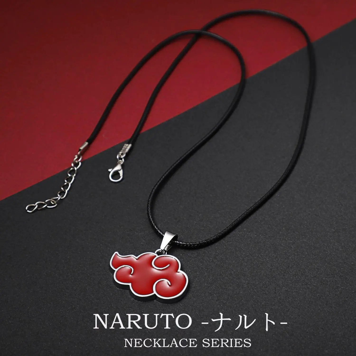 Action Akatsuki Emblem Necklace Toys For Children Cos Missing-nin Itachi Uchiha Accessories Metal Red Cloud Pendant Collectibles | Игрушки и