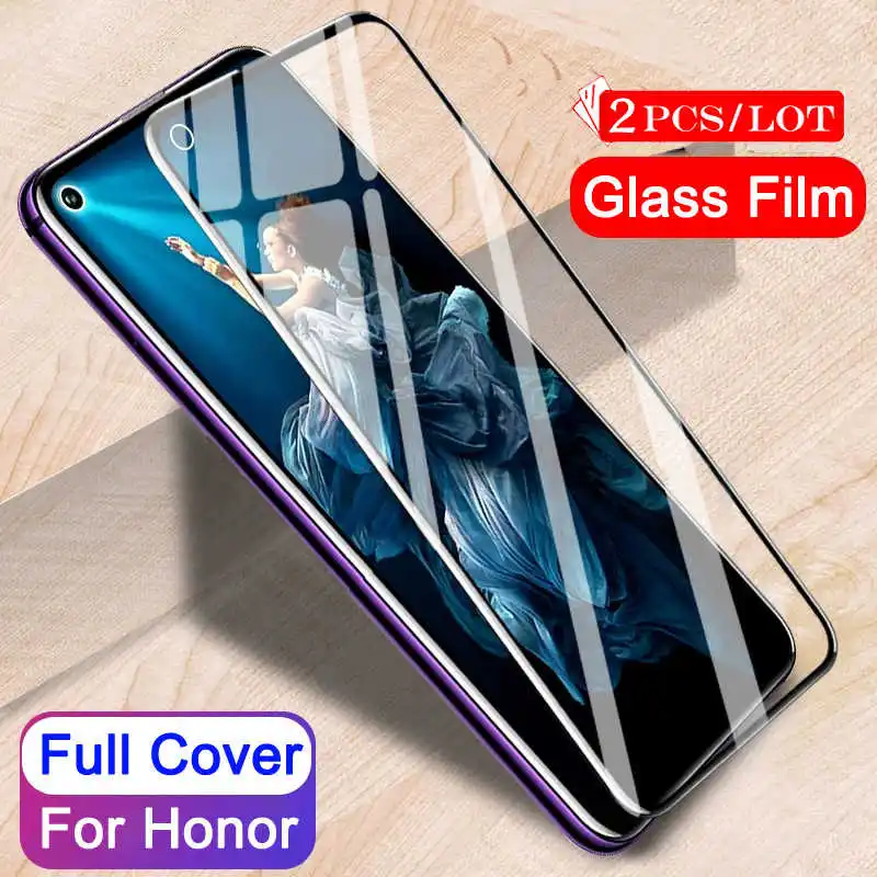 

Закаленное стекло для Huawei Honor 20 Pro, защитная пленка для экрана Huawei Honor 20, Honor 20 Pro, 20 Pro, пленка, 2 шт.
