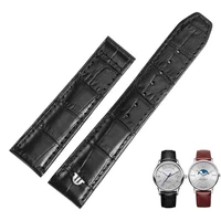 for maurice lacroix eliros watchband first layer calfskin wrist band 20mm 22mm black brown cow genuine leather strap