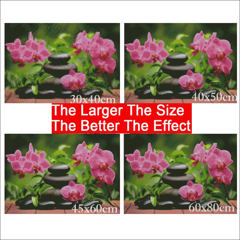 5D алмазная живопись ручной работы 5 панелей с красными листьями деревом пейзажем