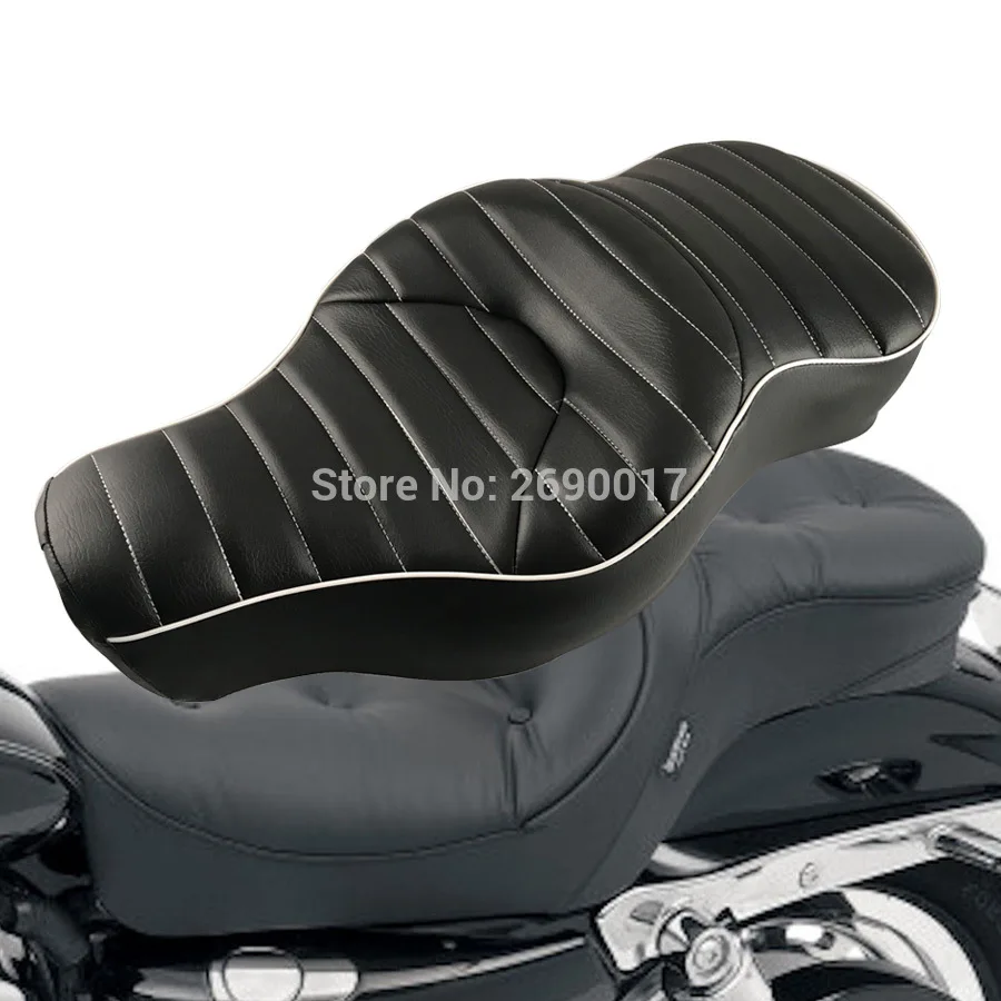 Driver Rear Passenger Seat Two UP Fits For Harley Sportster XL883 1200 2004-2016 |