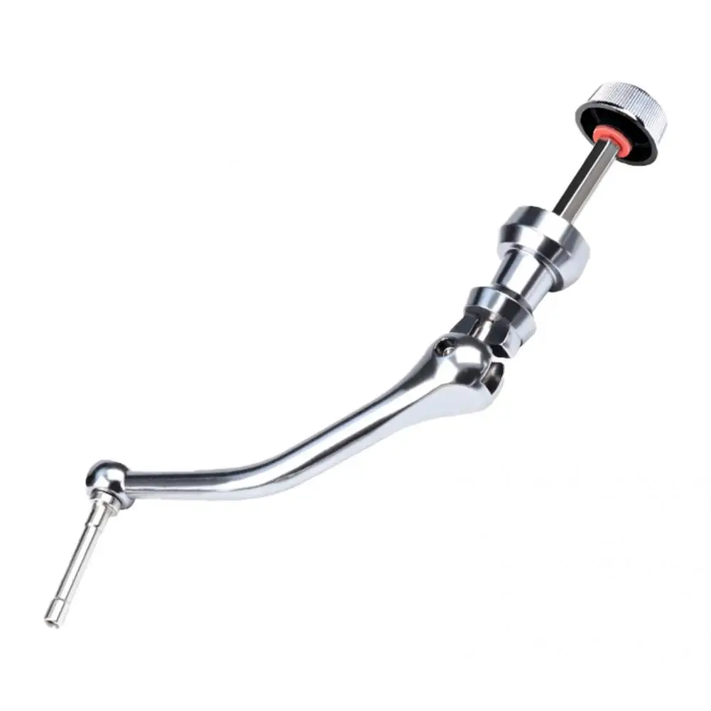 Fishing Reel Handle Rocker Grip Gold Silver Metal Carbon Fiber Aluminum Folding Spinning Vessel Modification Parts
