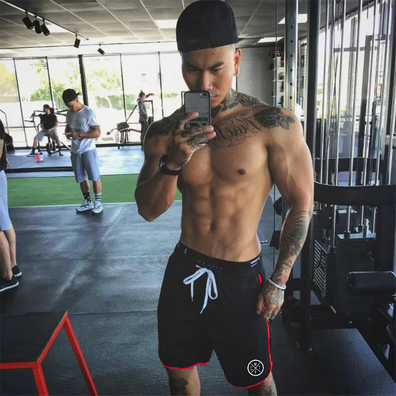 Muscleguys спортивные шорты Мужская одежда для фитнеса или бодибилдинга мужские s