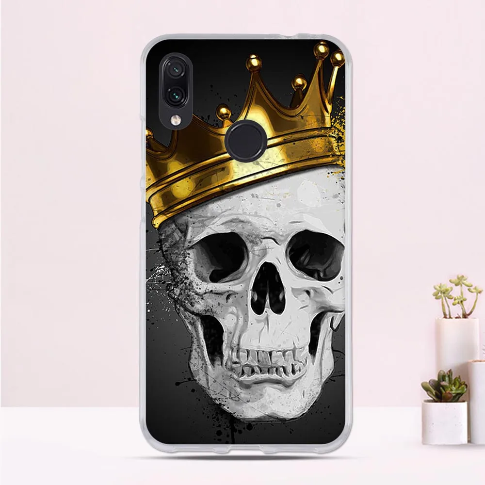 44 Чехол для телефона Redmi Note 7 Pro, чехол из мягкого ТПУ для Xiaomi Redmi Note7 Pro, чехол, задняя защитная крышка, чехол для Xiomi Redmi Note 7, чехол - Цвет: 44