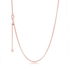 Цепочка женская из серебра 100% пробы под розовое золото, 925