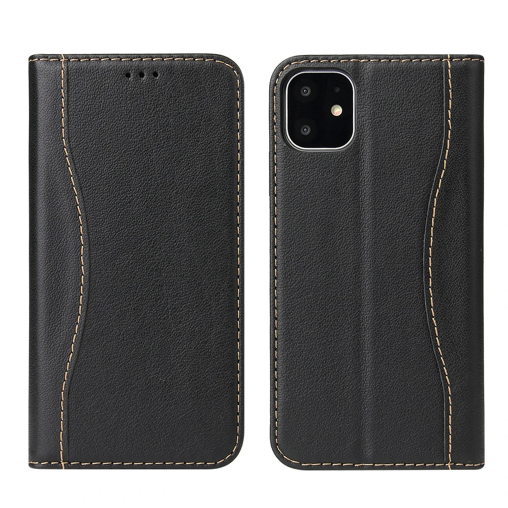 Чехол для iPhone 11 11 Pro 11 Pro Max Роскошный чехол из натуральной коровьей кожи с откидной крышкой и подставкой для iPhone 11 Чехол держатель карт на магнитах