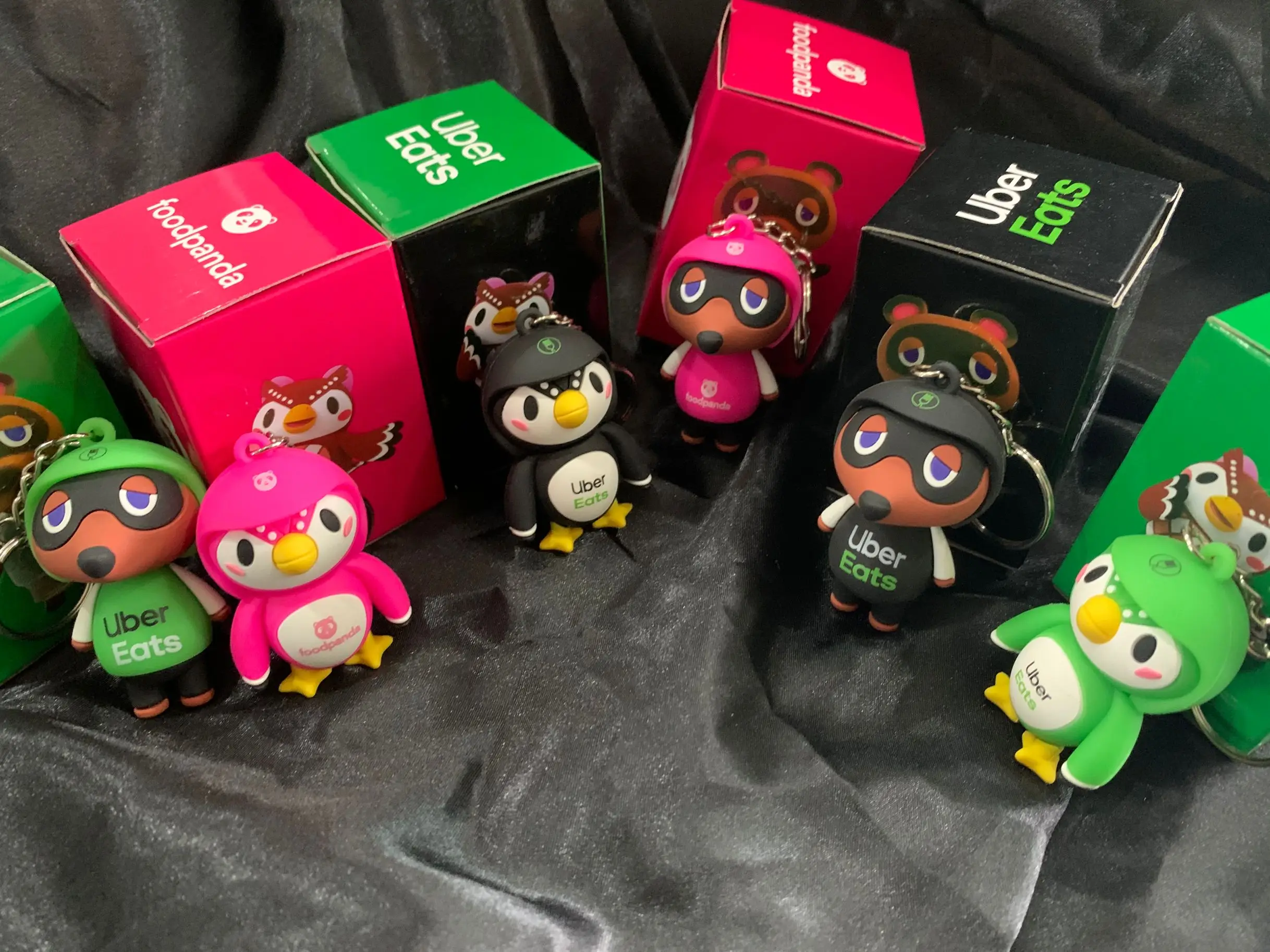 Новое поступление симпатичный брелок для ключей из ПВХ с куклой в виде животного