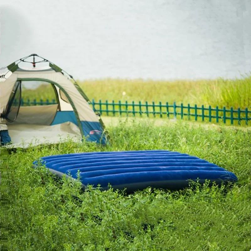 Надувной матрас с ручным насосом на 2 3 человек размер 152 см x 203 22 см|inflatable mat|air bed