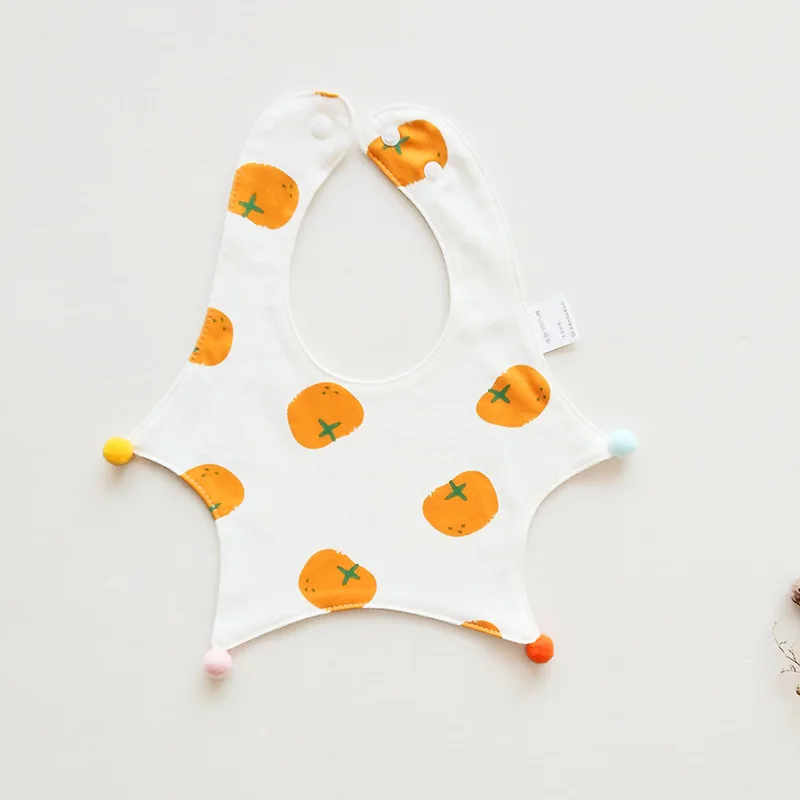 

Baby Bibs Triangle Double Cotton Bibs 5 colour Cartoon Print Saliva Towel Baby Boys Girls Feeding Apron Cotton Bandana Bibs