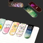 18 шт. милые Мультяшные Новые магнитные закладки Kawaii школьная Закладка канцелярские принадлежности креативная наклейка на холодильник ярлык для записей