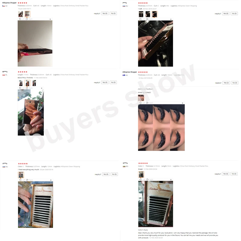 Ресницы для наращивания шелковые ресницы классического натурального вида 12