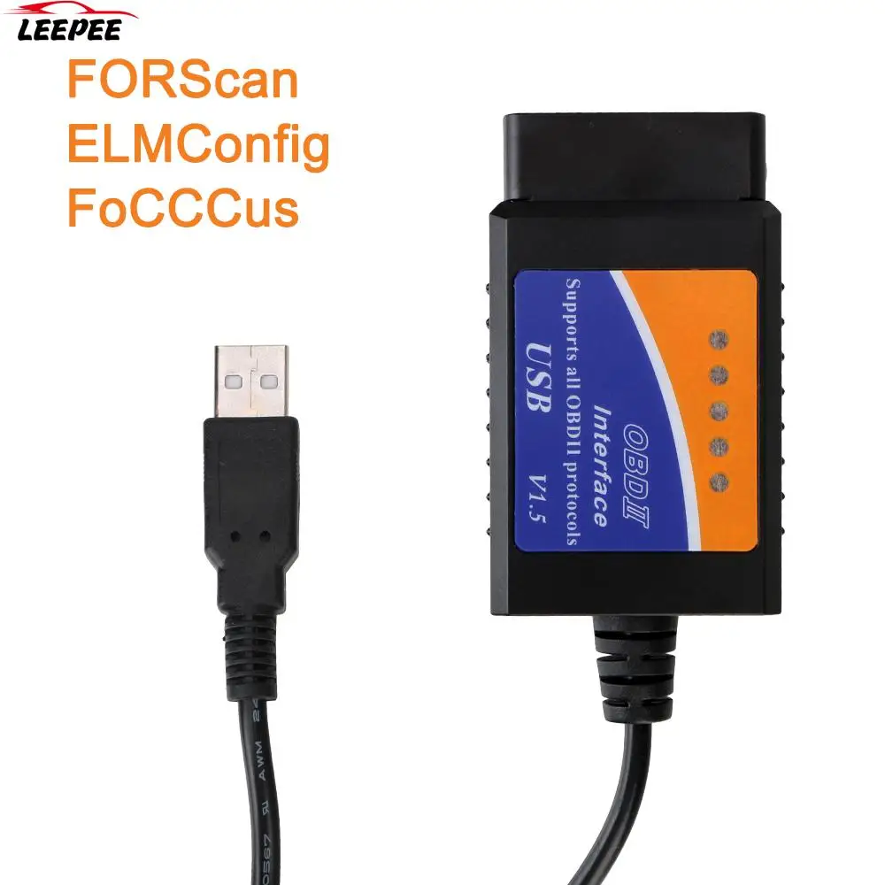 

Сканер для программирования, разблокировки, OBD 2, ELMconfig HS MS-CAN, считыватель кодов, инструменты для ремонта автомобилей, для Ford, Mazda, Lincoln, ELM327, USB V1...