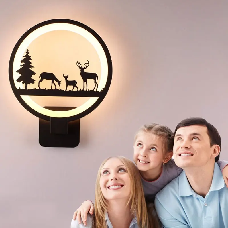 Скидка Лидер продаж, прикроватная настенная лампа в современном минималистичном стиле, креативная индивидуальная прикроватная лампа для гостино...