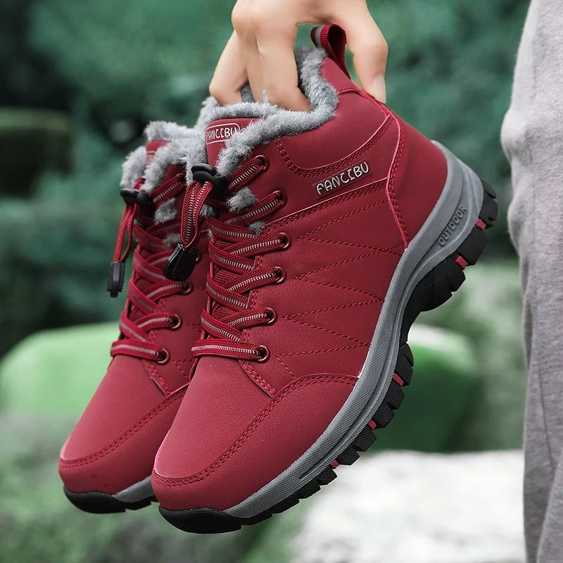 

Women Boots Non-slip Waterproof Winter Ankle Snow Boots Women Platform Winter Shoes Thick Fur Botas Mujer Thigh High Boots