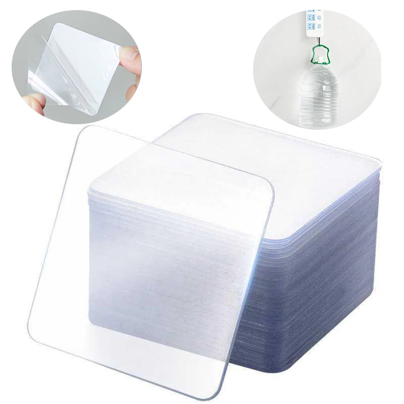 

Double Sided Adhesive PVC Nano Transparent Stickers Mounting Fixing Pad Self Adhesive Sticky Tape Waterproof Tape For Bathroom