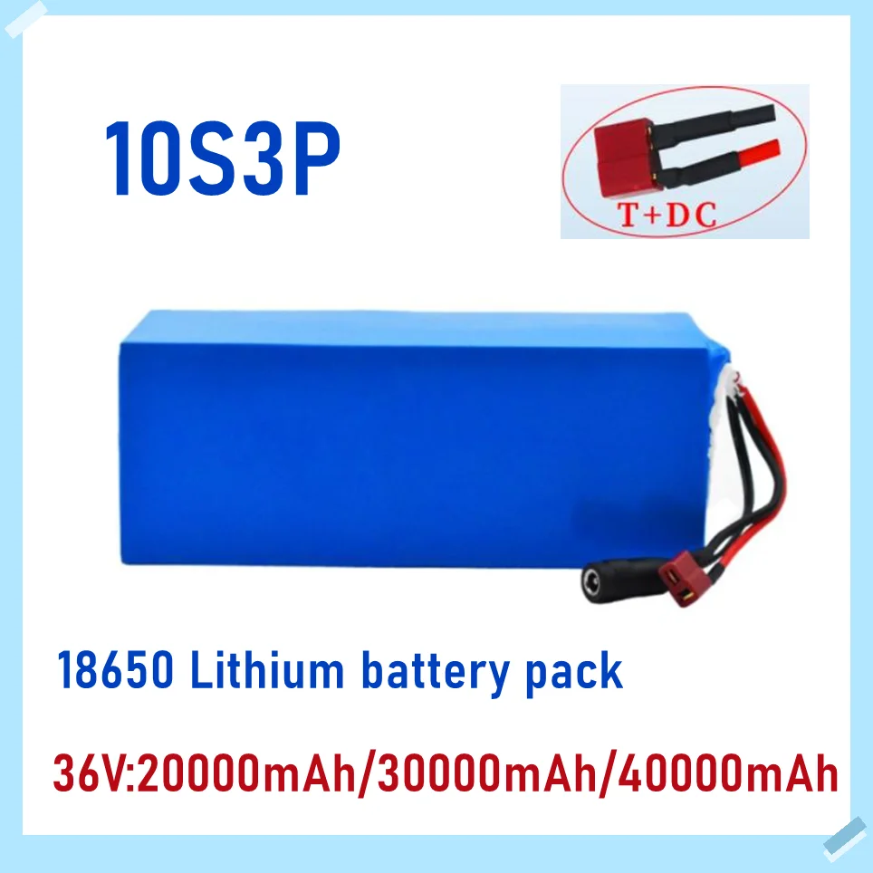 

100% Оригинальный 36 в 40 Ач 10S3P 18650 литиевый аккумулятор 600 Вт 20ABMS T plug для электровелосипеда m365 pro scoot