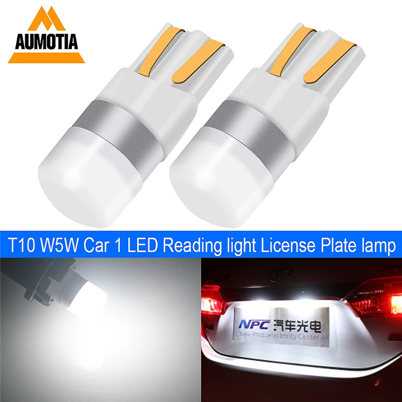 2x автомобиль светодиодный W5W 1 светодиодный 3030 SMD 168 194 T10 светодиодный автоматической производственной линии лампа интерьерный клиновидный просвет светильник AC/DC 12V