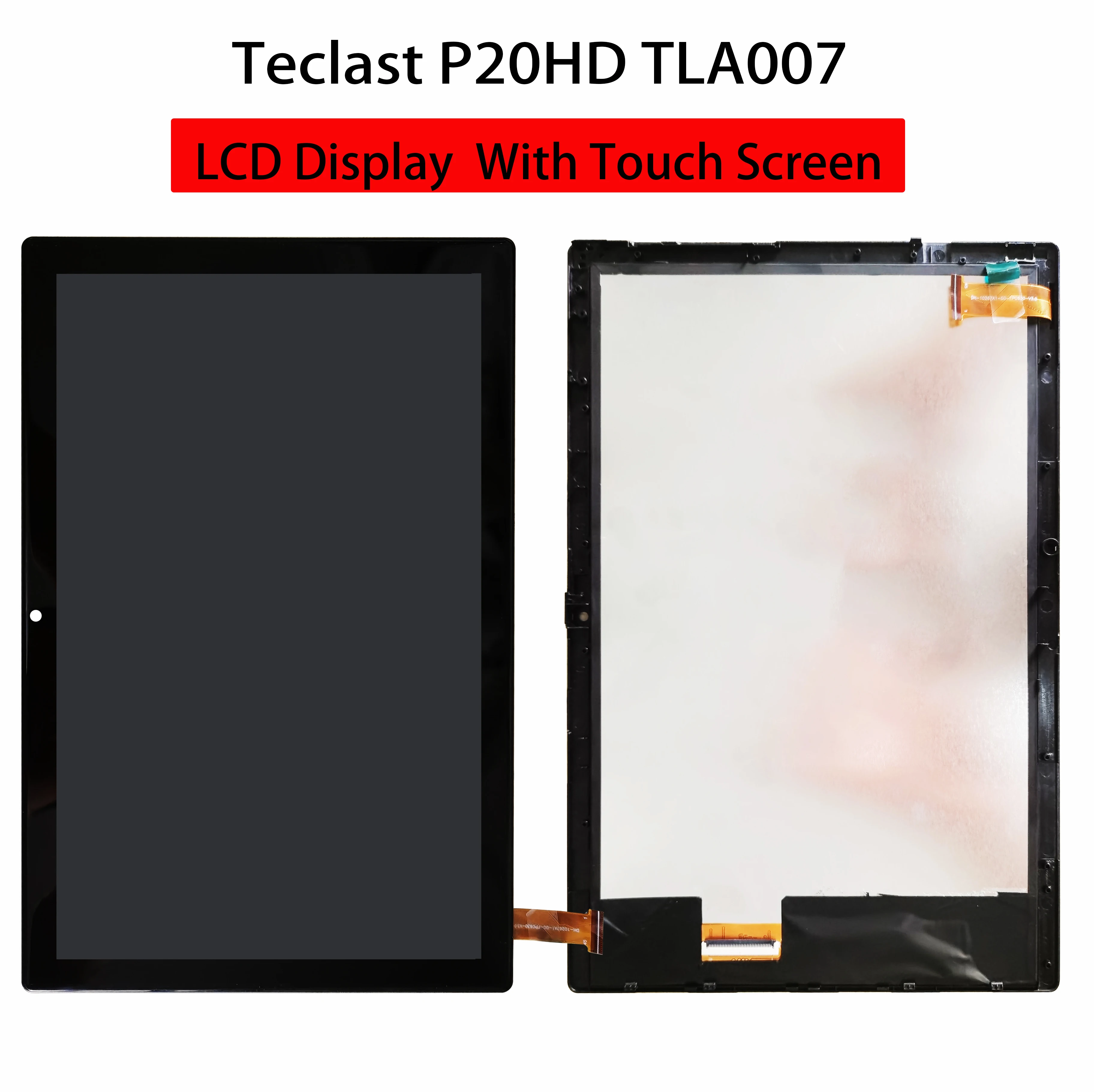 Tela Lcd Sensível ao Toque para Tablet 10.1 Polegadas Peça de Reposição para Tablet Teclast P20hd Tla007 Painéis e LCDs p/ tablet