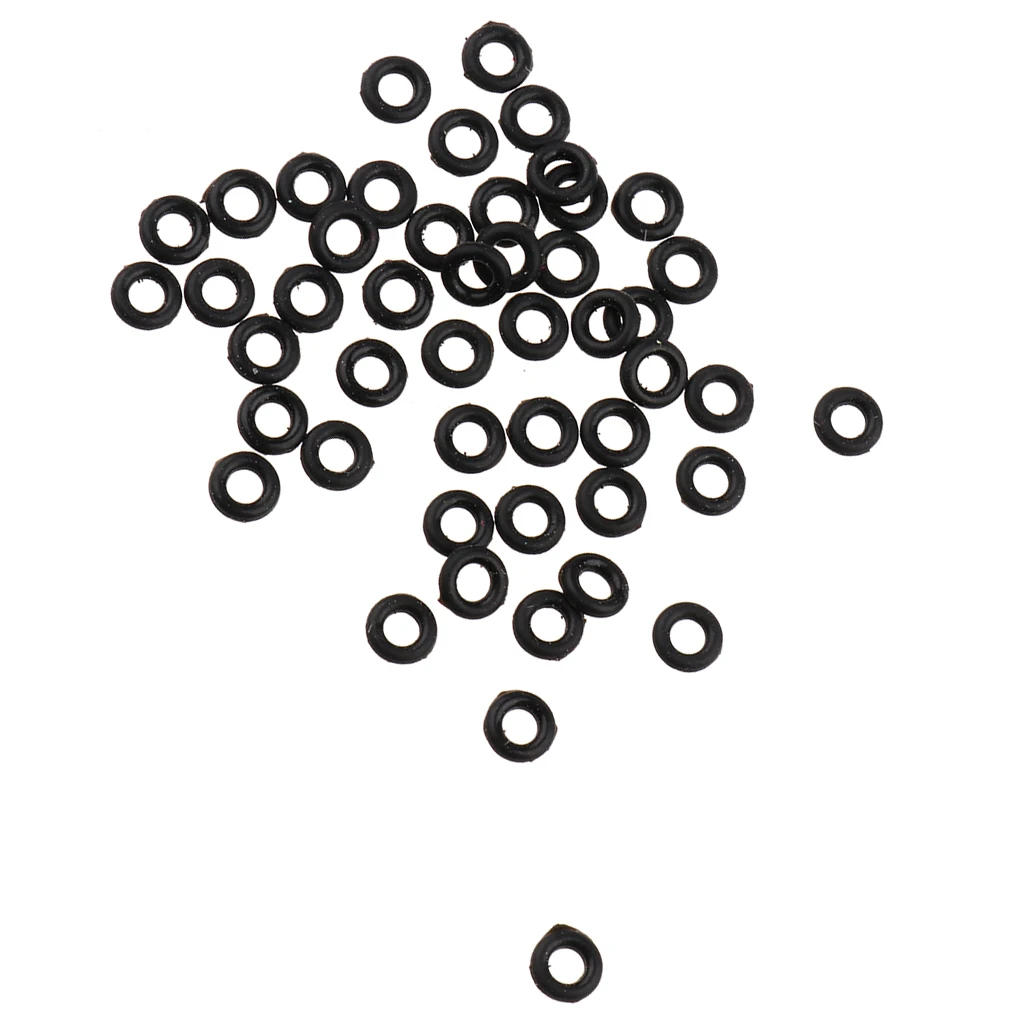 

100Pc Durable Rubber Tip Gaskets Grommets Washers For Tightening Shafts