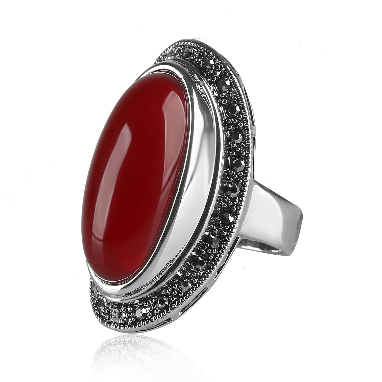 KCALOE винтажные ювелирные изделия кольцо большие натуральные кольца для женщин