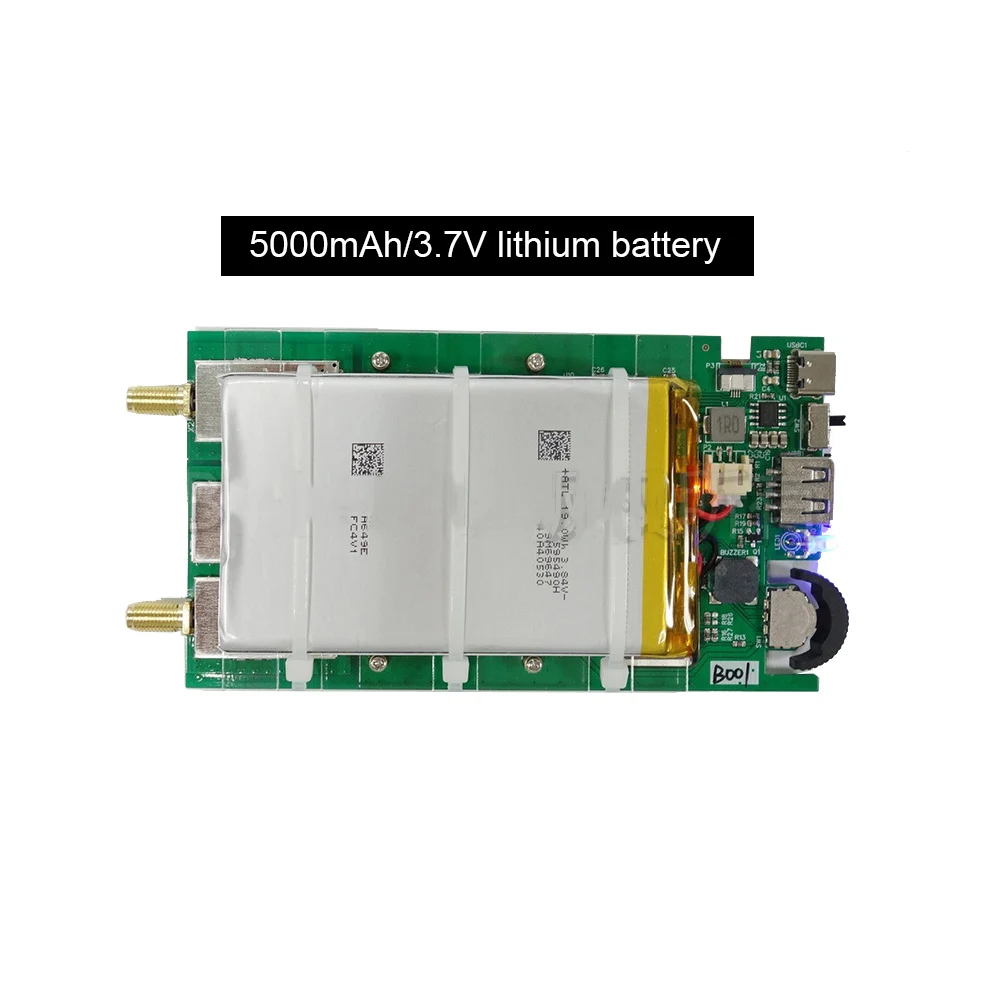 NanoVNA-F обновленная версия 4,3 дюймов ips TFT lcd HF VHF UV векторный сетевой анализатор 50 k-1 ГГц 5000ма батарея