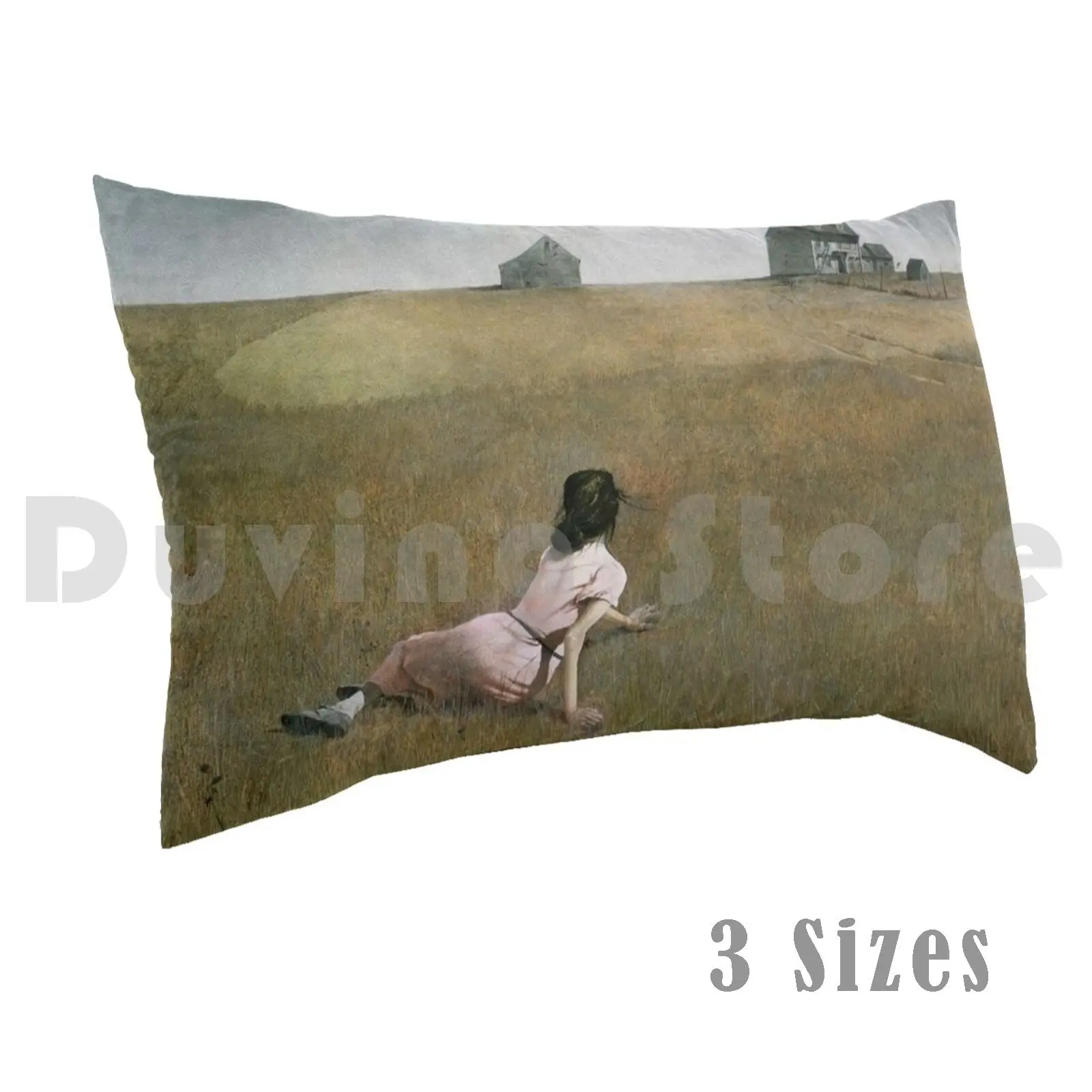 

Pillow Case Christina's World Andrew Wyeth Hat Popular Famous House Realism Realistic Style Tempera