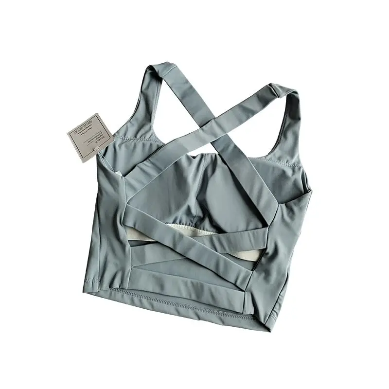 Women's sports underwear, sports shock proof running underwear, fitness vest, casual underwear, breathable and fast drying