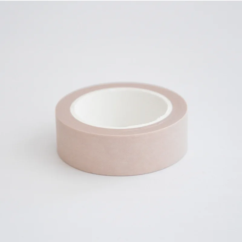 

Decorative 10pcs/lot Cute Light Brown Solid Washi Tapes Paper DIY Scrapbooking Planner Adhesive Masking Tape Kawaii Stationery
