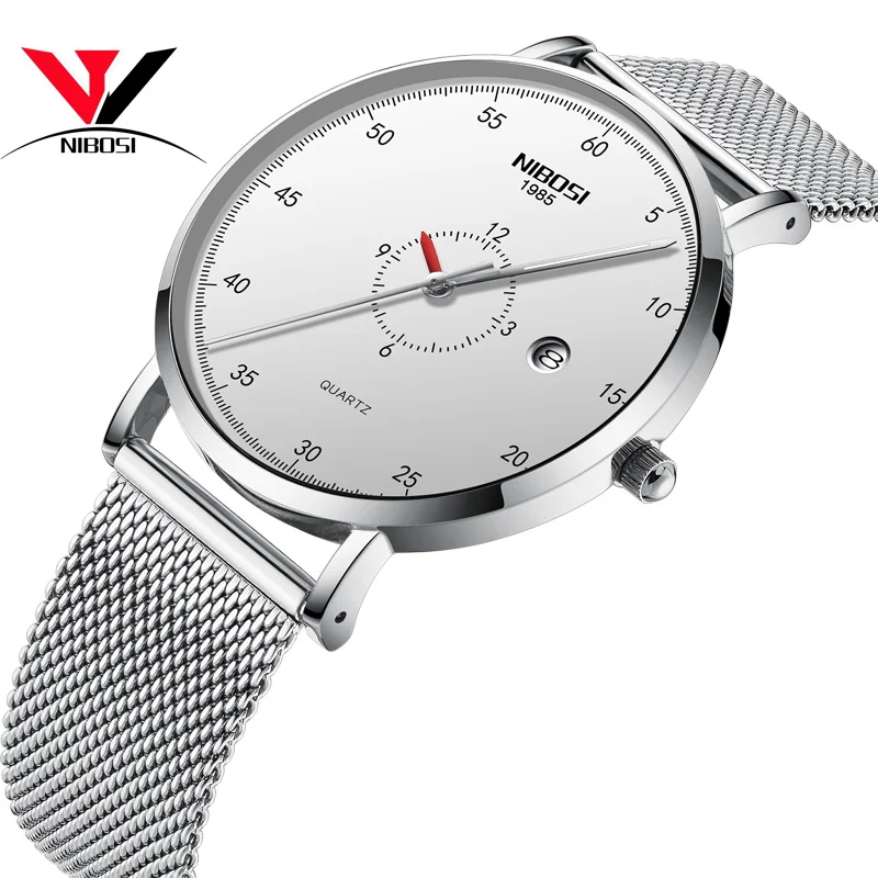 NIBOSI мужские и женские часы роскошные Брендовые Часы известная одежда