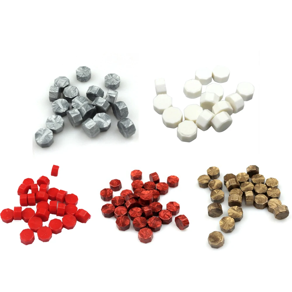 100 шт перламутровый белый штамп винтажный воск чешуйчатый Бисер для конверта