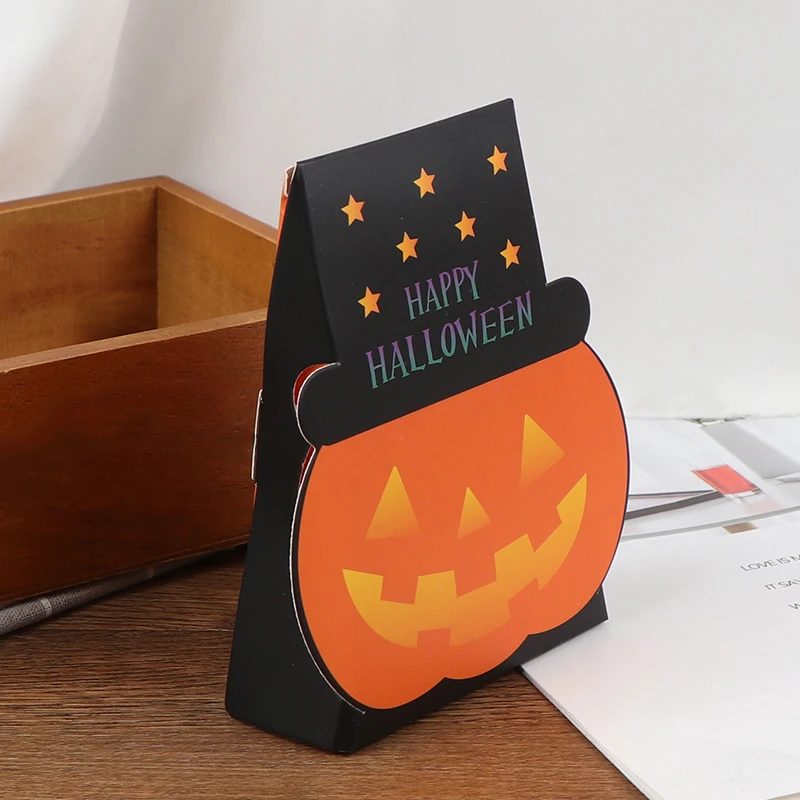 1 шт. маленькие сумочки для Хэллоуина с привидениями яркие вечеринки бумажные
