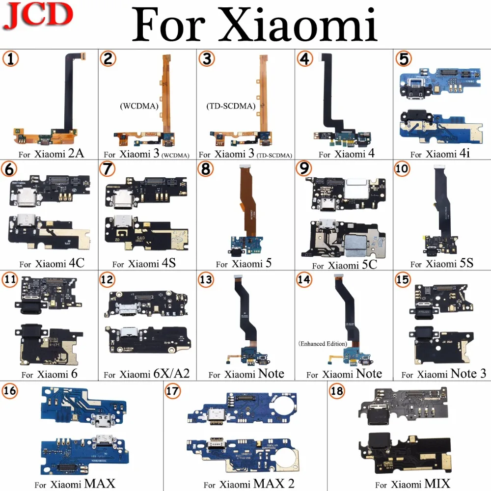 

JCD New USB Charging Port Flex Cable For Xiaomi MAX 2 Mi Max 2 Dock Connector Charging Port Board Repair Parts for Xiaomi MIX