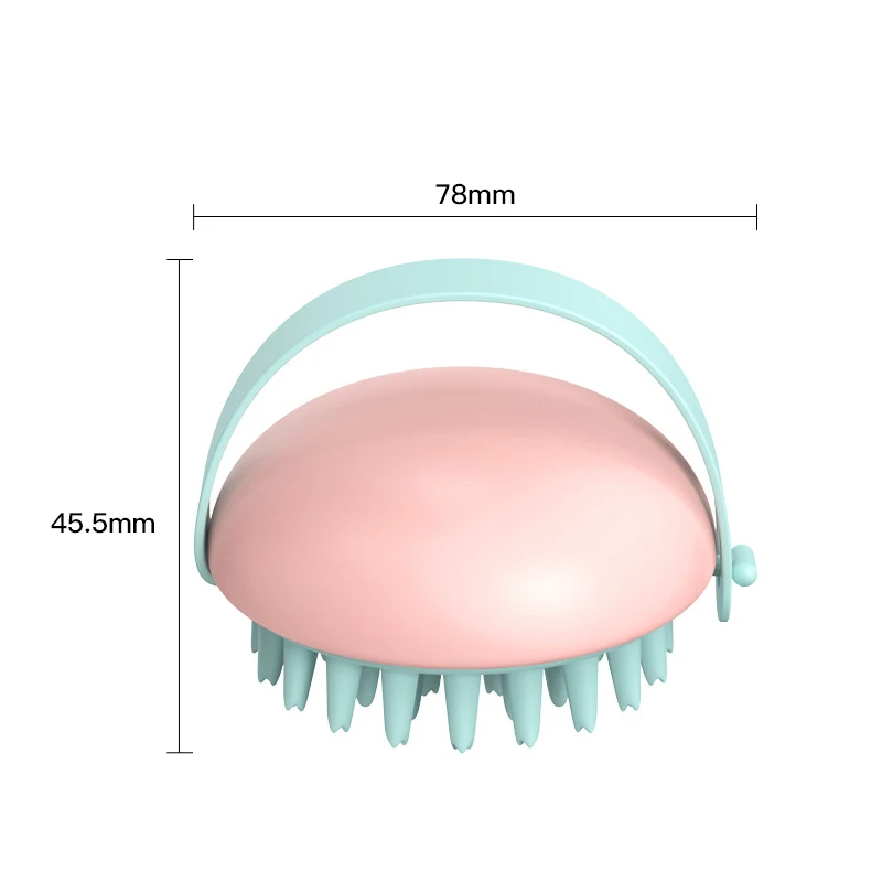 

Silicone Head Brush Massage Deep Cleansing Head Massage Household Toiletries Easy Rubbing And Rich Foaming