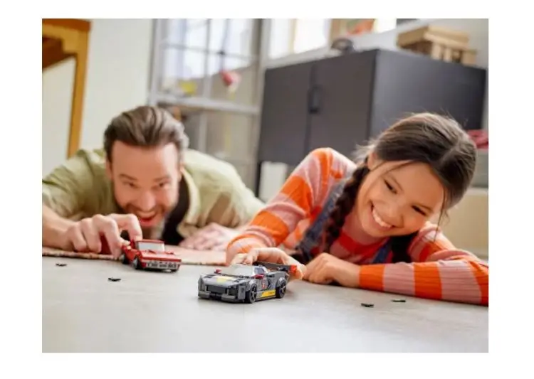 Lego speed 76903 chevrolet corvette C8.R cace автомобиль и 1968 Рождественский подарок игрушки на день