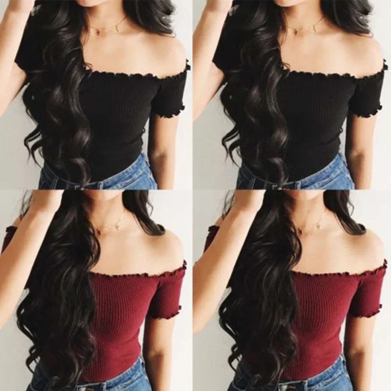

Women Sweaters Short Sleeve Crop Top Sweaters Summer Casual Tank Top Vest