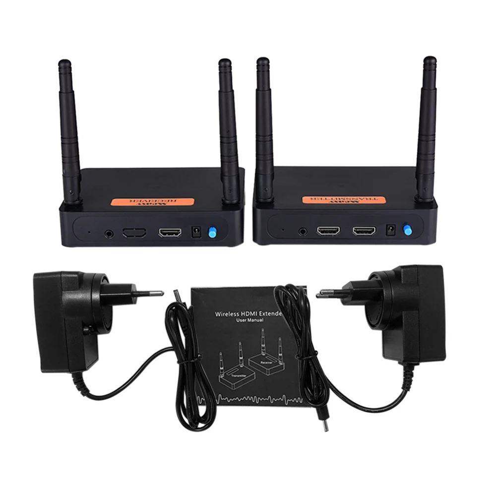 Беспроводной HDMI-совместимый AV видеопередатчик приемник FHD676 беспроводной HDTransmitter