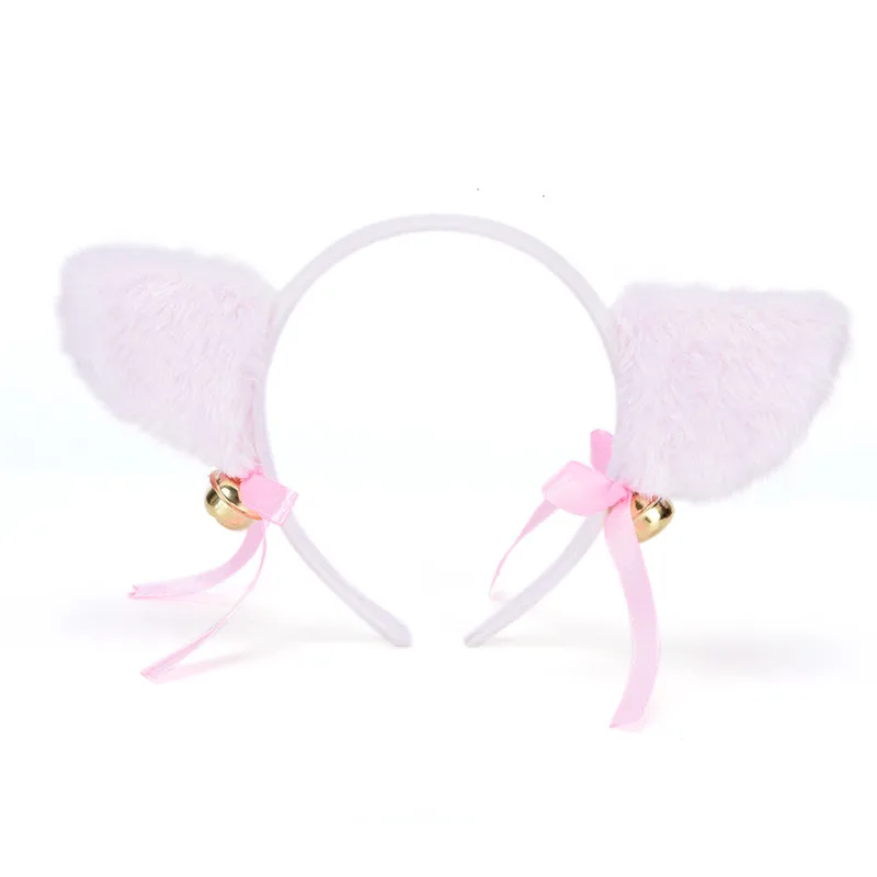Lovely Night Party Club Bar Decorate Headbands Plush Cat Fox Fur Ear Hairband Girls Anime Cosplay Costume Cat Ear Hairwear New