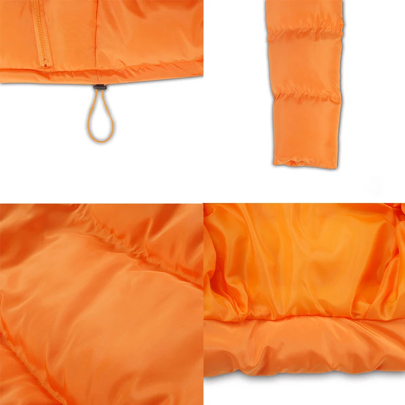 

Casual Overcoat Short Fashion Coat Solid Winter Warm Outwear Stand Collar Parkas Bubble Women Coat Crop Puffer Jacket