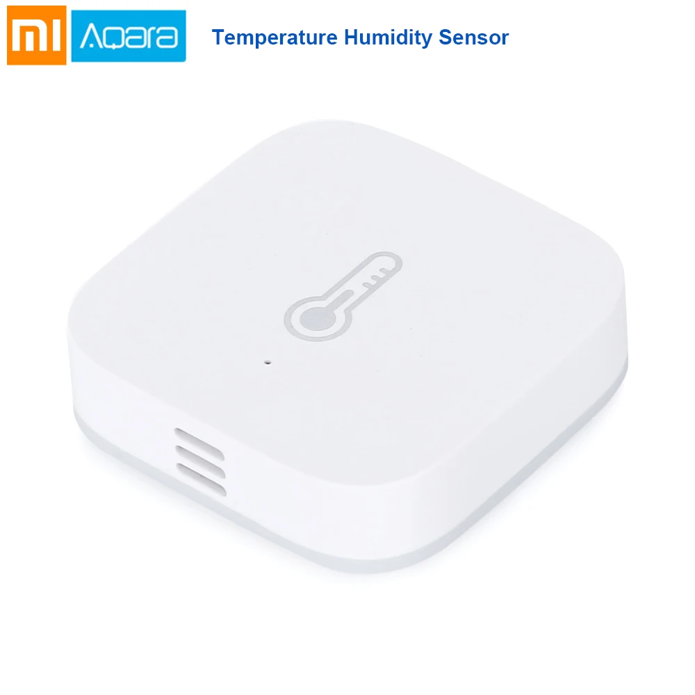 Temperature Sensor Xiaomi умный дом Комплект Aqara шлюз двери окна человеческого тела датчик температуры и влажности Датчик беспроводной переключатель Zigbee розетка куб - Цвет: Temperature Sensor