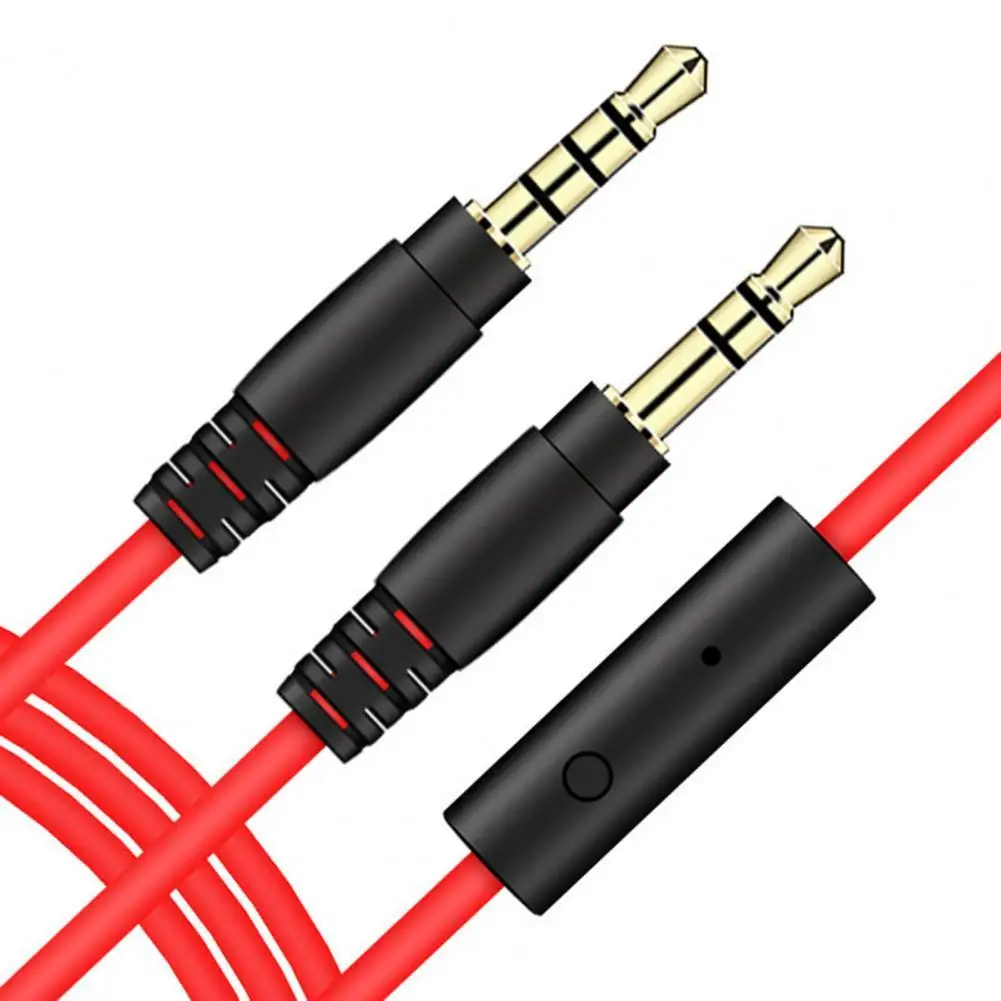 

Audio AUX Cable with MIC Audio Cable Lightweight High Performance High-quality 3.5mm Male to Male Car Audio Connecting Cord