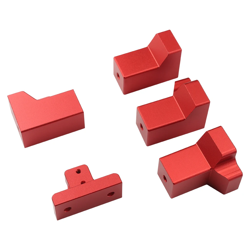 1set for voron v0 1 corexy 3d printer frame kit black red cnc machined metal parts hot selling free global shipping