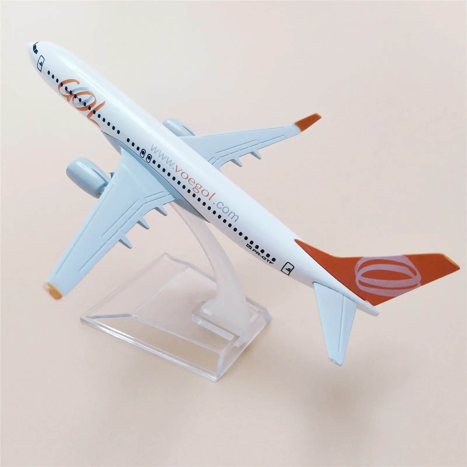 16 см бразильская модель самолета GOL Voegol Boeing 737 B737-800 Airlines сплав металлический