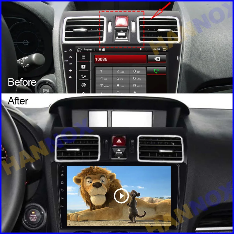 Автомобильный мультимедийный плеер 9 дюймов 2.5D QLED Android 11 радио GPS для Subaru WRX Forester