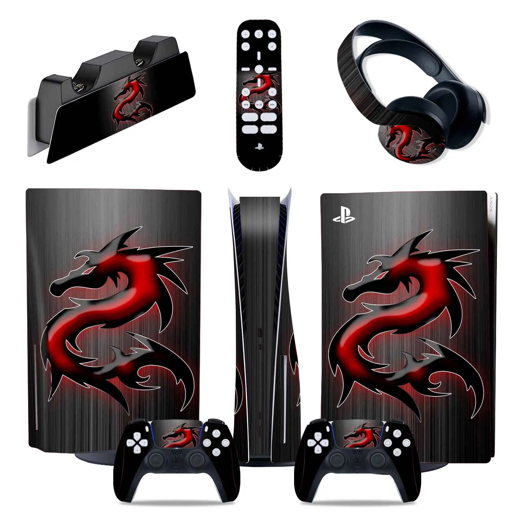 

PS5 Skin Stickers Decal Full Body Vinyl Cover for Playstation 5 Console and Controllers #0769